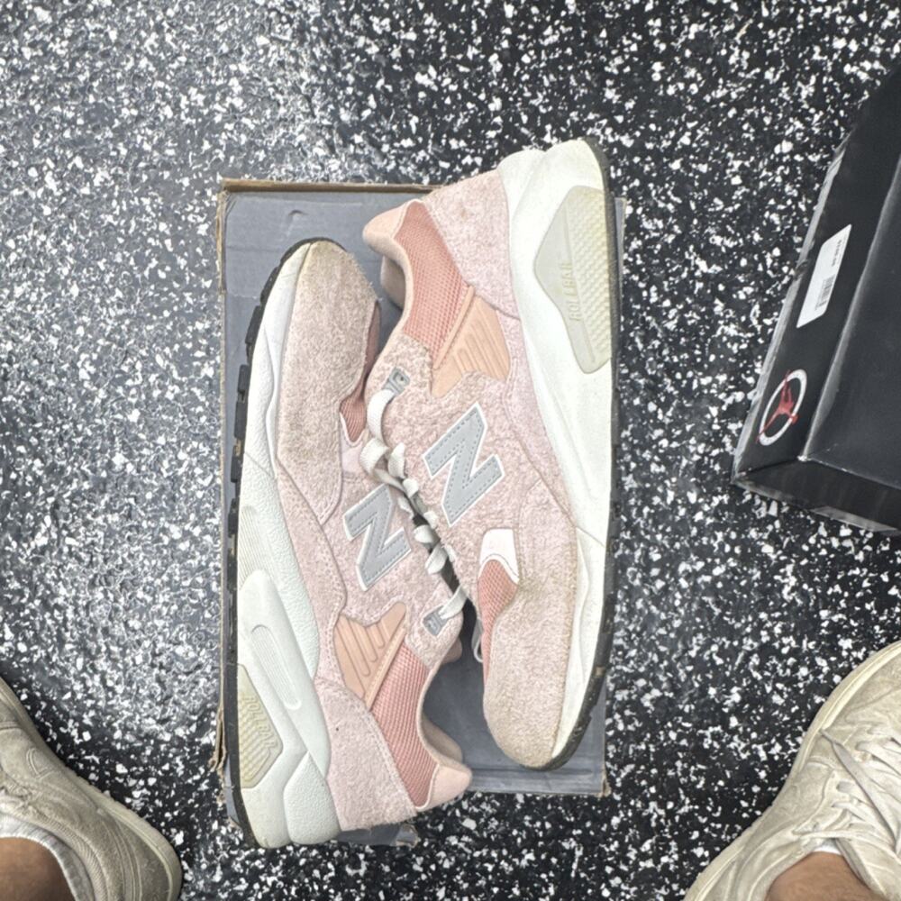 New Balance 580 Pink Sand/White/Raincloud Womens Low Top Sneakers MT580NV2